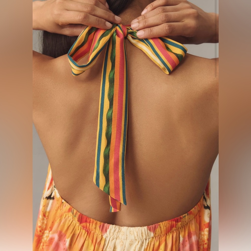 FARM RIO Floral Halter Jumpsuit - Picture 3 of 12
